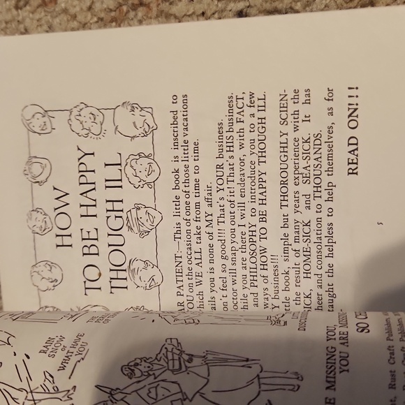 Lot of 5 Vintage Rust Craft Get Well Design Booklets 30's & 40's - Picture 6 of 16